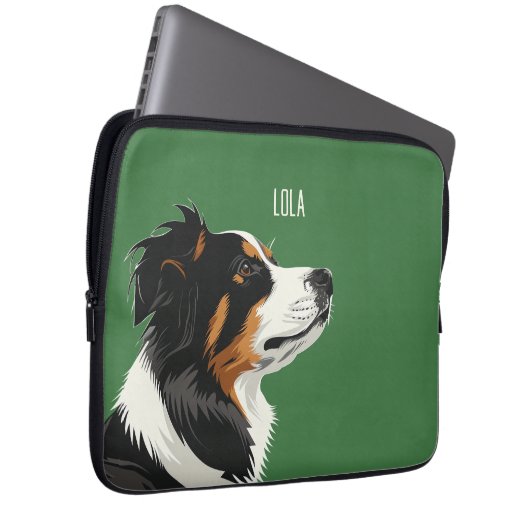 Australian Shepherd Laptopschutzhülle (Vorne Rechts)