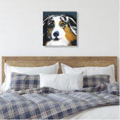 AUSTRALIAN SHEPHERD LEINWANDDRUCK (Insitu (Schlafzimmer))