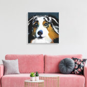 AUSTRALIAN SHEPHERD LEINWANDDRUCK (Insitu (Wohnzimmer))