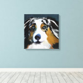 AUSTRALIAN SHEPHERD LEINWANDDRUCK (Insitu (Holzboden))