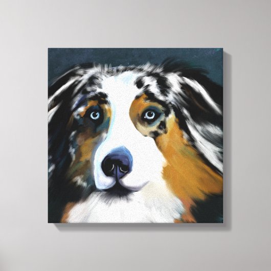 AUSTRALIAN SHEPHERD LEINWANDDRUCK (Vorderseite)