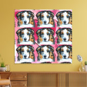 Australian Shepherd Leinwanddruck (Insitu (Wohnzimmer))