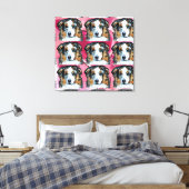 Australian Shepherd Leinwanddruck (Insitu (Schlafzimmer))