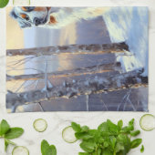 Australian Shepherd Let It Snow Christmas Geschirrtuch (Gefaltet)