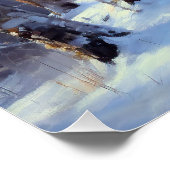 Australian Shepherd Let It Snow Christmas Poster (Ecke)