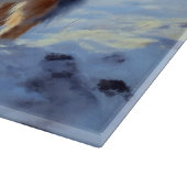 Australian Shepherd Let It Snow Christmas Schneidebrett (Ecke)