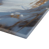 Australian Shepherd Let It Snow Christmas Schneidebrett (Ecke)