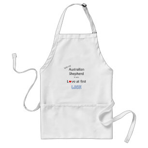 Australian Shepherd Lick Design Schürze