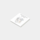 Australian Shepherd Liebhaber monogrammierter Hund Post-it Klebezettel (angewinkelt)