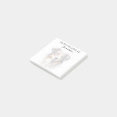 Australian Shepherd Liebhaber monogrammierter Hund Post-it Klebezettel (angewinkelt)