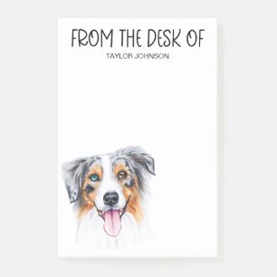 Australian Shepherd Liebhaber Post-it Klebezettel