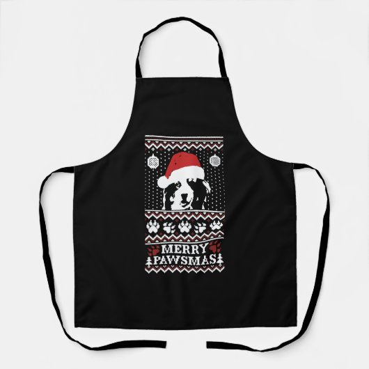 Australian Shepherd Lovers Christmas Shirt Schürze (Vorderseite)