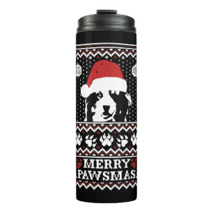 Australian Shepherd Lovers Christmas Shirt Thermosbecher