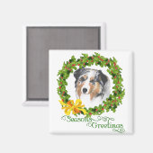 Australian Shepherd Magnet (Vorderseite/Rückseite)