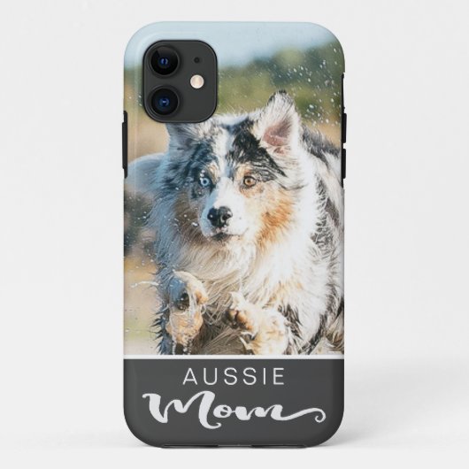 Australian Shepherd Mama Dog Foto Case-Mate iPhone Hülle (Rückseite)