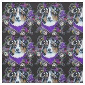 AUSTRALIAN SHEPHERD - MARDI GRAS STOFF (Muster)