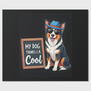 Australian Shepherd Mein Hund denkt, ich bin cool Geschenkpapier