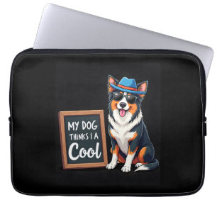Australian Shepherd Mein Hund denkt, ich bin cool  Laptopschutzhülle