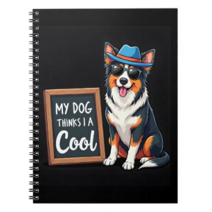 Australian Shepherd Mein Hund denkt, ich bin cool Notizblock