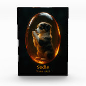 Australian Shepherd Memorial Fotoblock (Vorderseite)