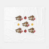 Australian Shepherd Merry Christmas Winter Hogs Ch Fleecedecke (Vorderseite (Horizontal))