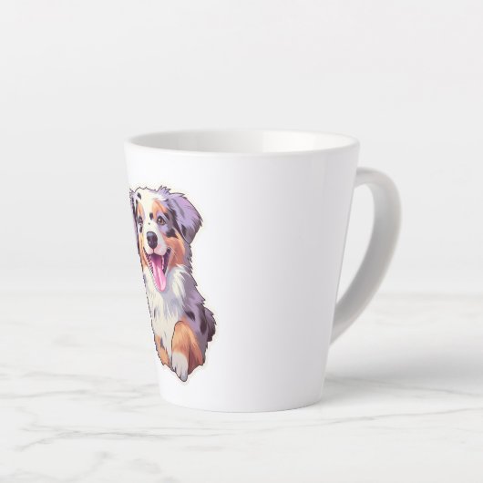 Australian Shepherd Milchtasse (Rechte Ecke)