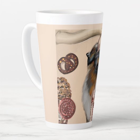 AUSTRALIAN SHEPHERD MILCHTASSE (Linke Ecke)