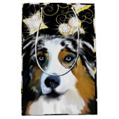 Australian Shepherd Mittlere Geschenktüte (Vorderseite)