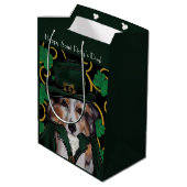 AUSTRALIAN SHEPHERD MITTLERE GESCHENKTÜTE (Rückseite Schrägansicht)