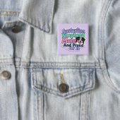 Australian Shepherd Mutter und Stolz Knopf Button (Beispiel)
