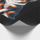 Australian Shepherd My Dog Thinks I'm Cool For Dog Geschenkpapier (Ecke)