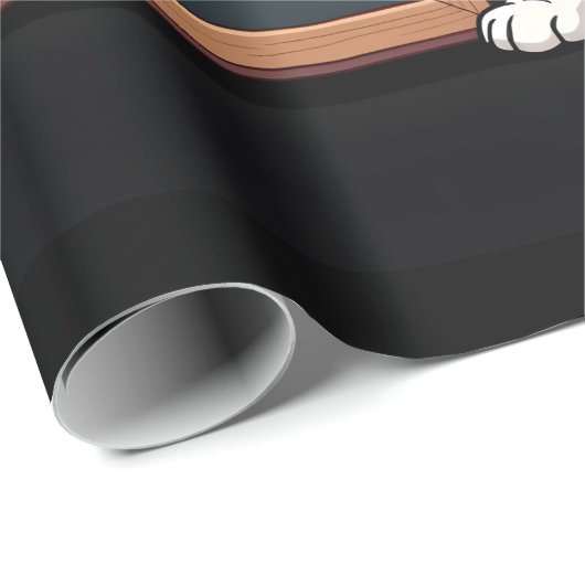 Australian Shepherd My Dog Thinks I'm Cool For Dog Geschenkpapier (Rolleneckpunkt)