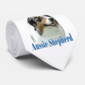 Australian Shepherd Name Krawatte (Gerollt)