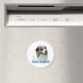 Australian Shepherd Name - Maßgeschneiderte Magnet (In Situ (Geschirrspüler))
