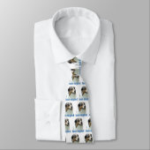 Australian Shepherd Name Tiled Krawatte (Gebunden)
