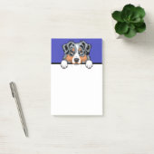 Australian Shepherd Niedlich Aussie Dog Lover Gesc Post-it Klebezettel (Büro)