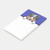 Australian Shepherd Niedlich Aussie Dog Lover Gesc Post-it Klebezettel (angewinkelt)