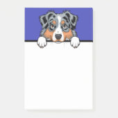 Australian Shepherd Niedlich Aussie Dog Lover Gesc Post-it Klebezettel (Vorderseite)
