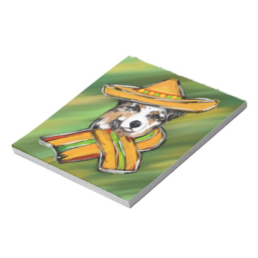 Australian Shepherd Notizblock (Rotiert)