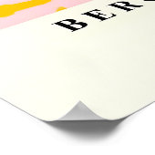 Australian Shepherd on Toilet Poster Matisse Style (Ecke)