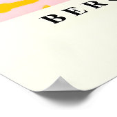 Australian Shepherd on Toilet Poster Matisse Style (Ecke)