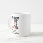 Australian Shepherd Origin Funny Aussie Dog Lover  Kaffeetasse (Vorderseite Links)