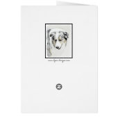 Australian Shepherd Painting - Original Dog Art (Hinten)