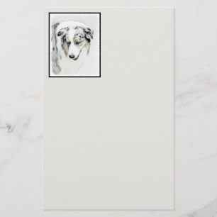 Australian Shepherd Painting - Original Dog Art Briefpapier