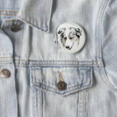 Australian Shepherd Painting - Original Dog Art Button (Beispiel)