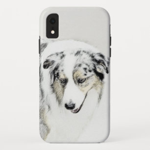 Australian Shepherd Painting - Original Dog Art Case-Mate iPhone Hülle