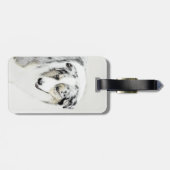 Australian Shepherd Painting - Original Dog Art Gepäckanhänger (Rückseite horizontal)