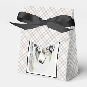 Australian Shepherd Painting - Original Dog Art Geschenkschachtel