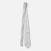 Australian Shepherd Painting - Original Dog Art Krawatte (Rückseite)