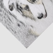 Australian Shepherd Painting - Original Dog Art Seidenpapier (Ausschnitt)
